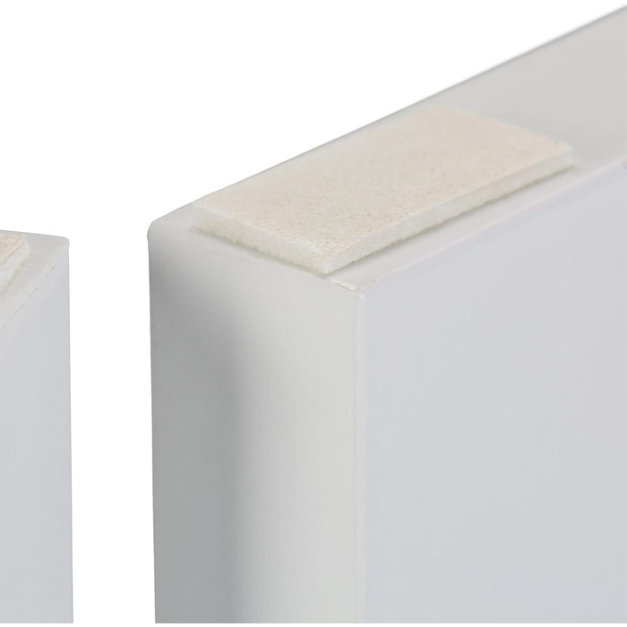 Захисне ворота для собак Relaxdays, самостійно встановлюється, 60 x 204 см, MDF, складане, білий