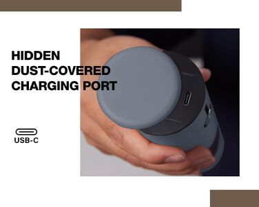 Електричні мельниці для солі та перцю з нержавіючої сталі, USB-зарядка, одноручний режим, регулювання помелу, LED-підсвічування, захисний ковпачок, коричневий + кремовий (007-GB+de)