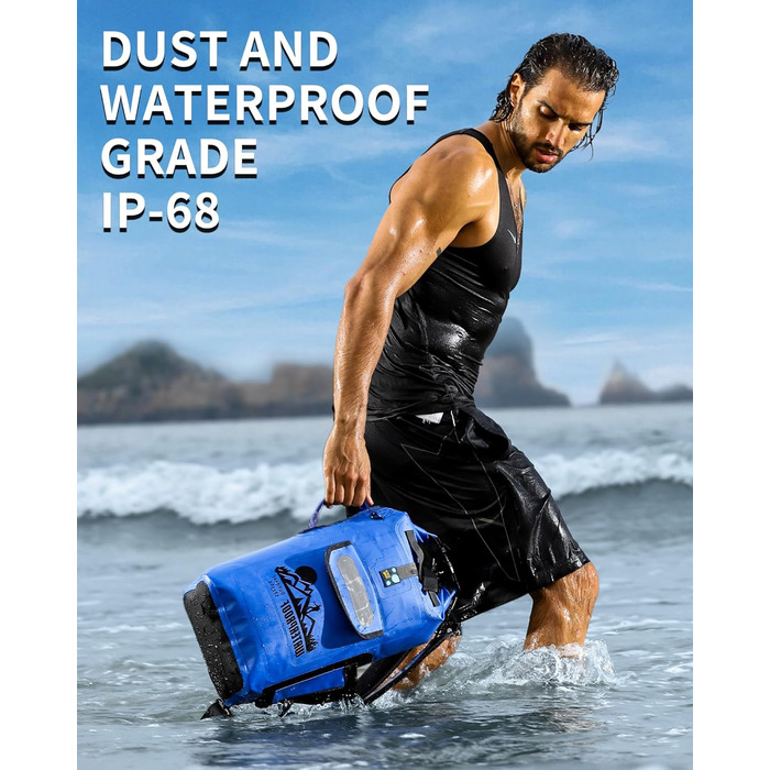 IDRYBAG Dry Bag Floating Waterproof Backpack 20L/30L/40L, Dry Bag Waterproof Backpack Shape, Dry Bag Kayak Waterproof Bag