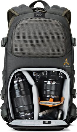 Рюкзак Lowepro Flipside Trek 350 AW для фототехніки, DSLR-камера, об'єктиви, аксесуари, сірий