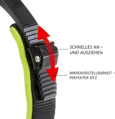 Нашийник для собак Ferplast ERGOFLUO C15/42 з підкладкою та мікрорегулюванням, зелений