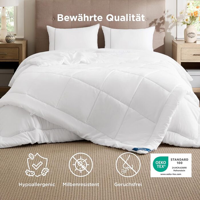 Комплект постільної білизни BEDSURE: ковдра 135x200 (зимова 450gsm, літня 150gsm) для 4 сезонів, 2 шт.