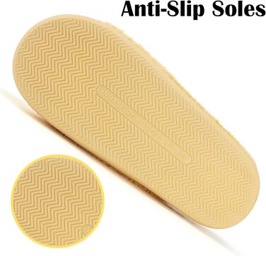 Тапочки зимові Mishansha для жінок та чоловіків, теплі плюшеві, з піною Memory Foam, розмір 36-47, жовті