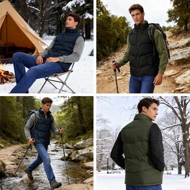 Чоловіча степкова жилетка, спортивна жилетка, чорна, розмір L