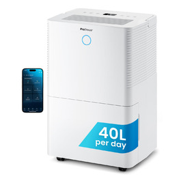 Про Breeze OmniDry - електросушарка повітря з Wi-Fi, 12л/24г, режим прання, датчик вологості, таймер, проти цвілі, для приміщень до 25м²