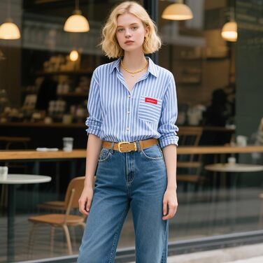 Жіночий шкіряний ремінь VONMELLI вінтажний, регульований, під сукню, джинси, костюм, з модною золотою пряжкою (жовтий, 116-127 см)