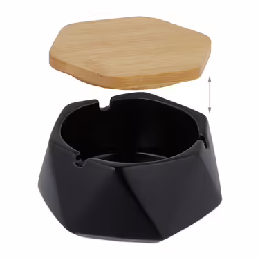 Relaxdays ashtray with lid