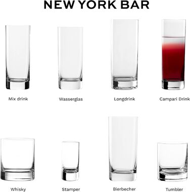 Набір келихів для шнапсу Stölzle Lausitz New York Bar 6 шт, 55 мл - кришталь без свинцю, німецька якість, стійкі до ударів та посудомийної машини