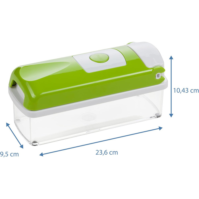 Набір Genius Nicer Dicer Smart 6-елементів: овочерізалка для кубиків, стрічок, скибочок, соломки та чвертей. Зручний подрібнювач цибулі з телевізійної реклами Kiwi.