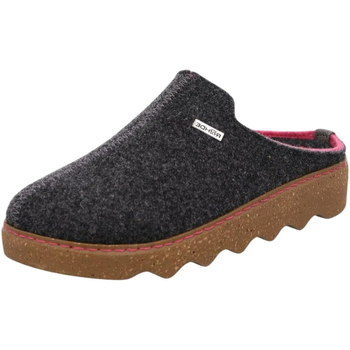 Тапочки Rohde Foggia-D для жінок, теплі, з повсті, розмір 38 EU, колір Stone 84