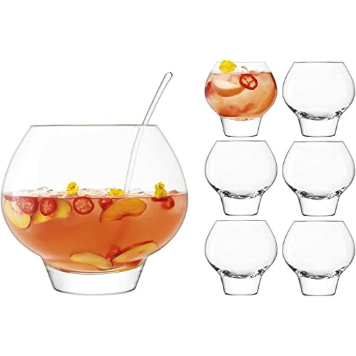 LSA G1570-00-301 Rum Bowl Set, glass, Transparent