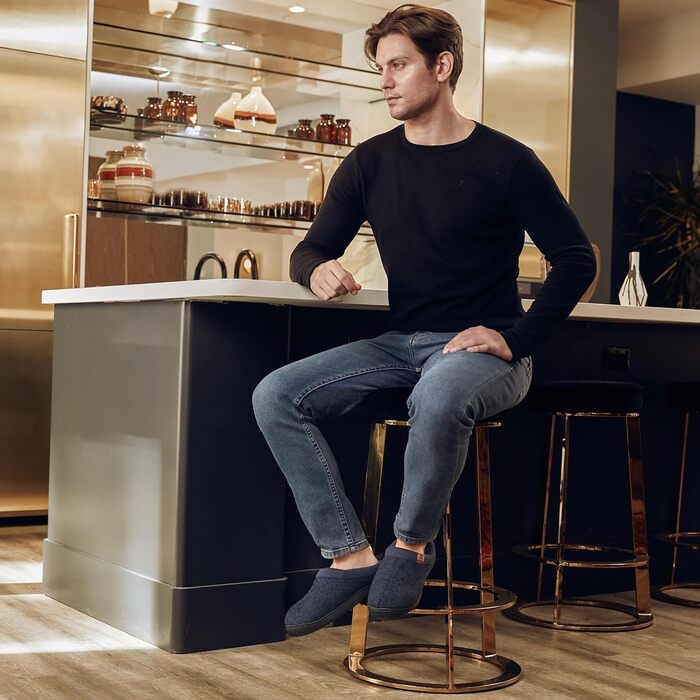 Чоловічі домашні тапочки MERRIMAC з Memory Foam, зручні та неслизькі