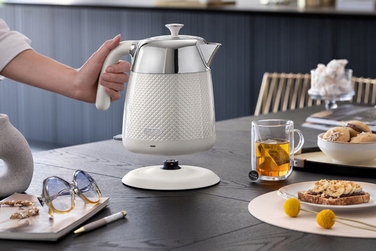 Електричний чайник De'Longhi Luminosa KLB2001.W 2000 Вт, Twill White
