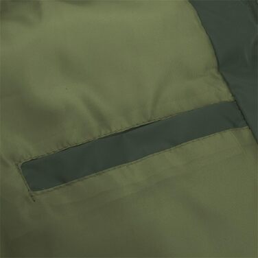 Стьобана жилетка чоловіча Allthemen з коміром-стійкою, спортивна, легка, зимова, для активного відпочинку, перехідна куртка (S, Зелений)