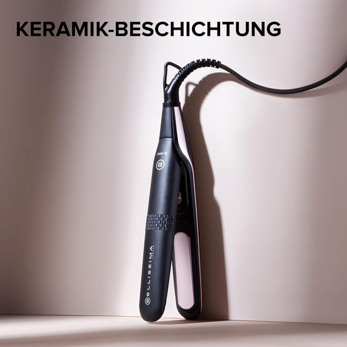 Випрямляч для волосся Bellissima Mini - компактний, для подорожей, з керамічним покриттям, 200°C, автоматичне напруження, сумочка для краси