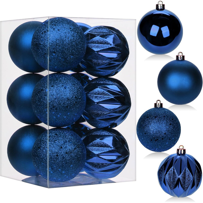 5 см золоті ялинкові кулі-орнаменти, 30 шт. - міцний пластик, для прикраси ялинки на Новий рік