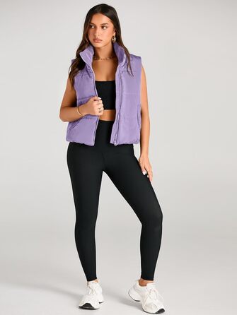 Жіночий пуховик AUTOMET, чорний (XL, фіолетовий)