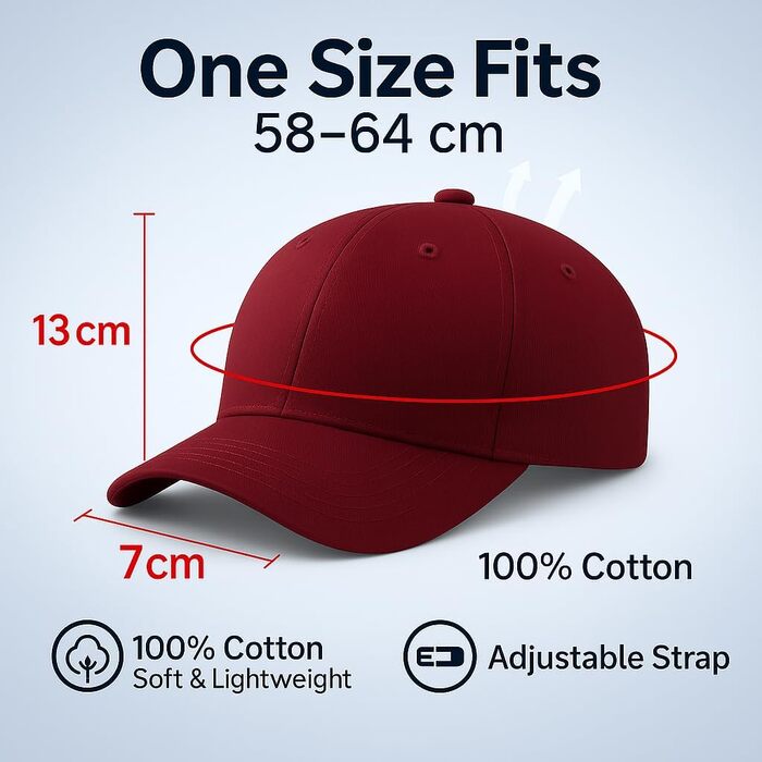 Кепка бейсболка 4sold, бавовна, унісекс, регульована, для чоловіків та жінок, легка та дихаюча, для спорту, відпочинку, на відкритому повітрі, колір маррун