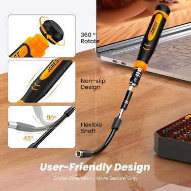 Набір викруток JOREST 155 в 1: міні-набір для ремонту Macbook, Laptop, PC, RC, PS5, Switch, Xbox, iPhone, годинників та окулярів