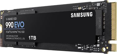 SSD Samsung 990 EVO 1TB NVMe M.2 PCIe 4.0/5.0 - Внутрішній SSD для ігор та графіки