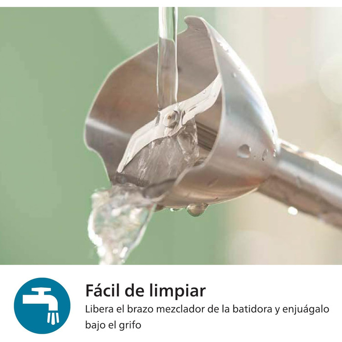 Philips 5000 Series Immersion Blender with Chopper, Compact Chopper, Whisk - 1200W Power. ProMix Technology. LED Speed Indicator. Variable Speed Control (HR2685/00) + Chopper, Compact Chopper, Whisk