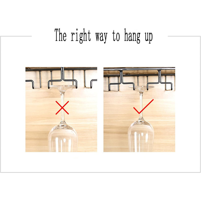 Стійка для бокалів Spldsun, металева, для кухні, бару, ресторану (3 слоти, чорний)