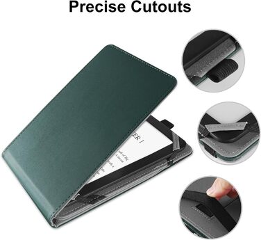 Чохол для Kindle/Kobo/Tolino/Pocketbook/Sony 6-6.8-7 дюймів, універсальний, з петлею, колір м'ята