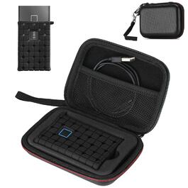 Чохол ProCase для SSD Samsung T7/T7 Touch (500GB, 1TB, 2TB) - Захисний кейс з силіконовою вставкою, чорний