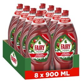 Засіб для миття посуду Fairy Гранат, 8 x 900 мл (набір)