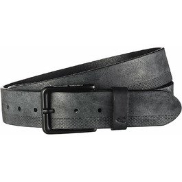 Чоловічий шкіряний ремінь Camel Active з нубуку, чорний, XXL