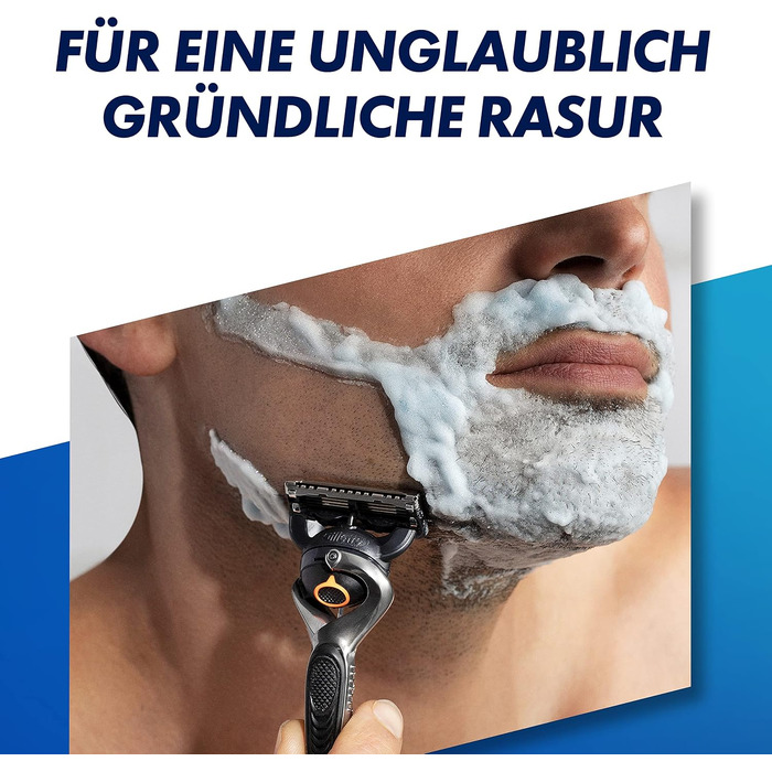 Бритва Gillette ProGlide для чоловіків, сталевий корпус, сіро-чорна, набір 12 шт.