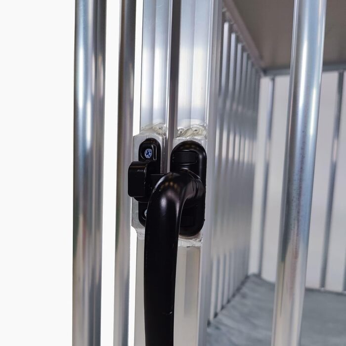 Callieway® ALU DOGBOX: Алюмінієва переноска для собак, XLarge та L розміри, для дому та офісу