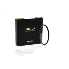 Фільтр NiSi UHC UV 77mm - захисний фільтр з мікрофіброю. Прозоре скло, надміцне покриття (99,3% світлопропускання), ультратонкий різьблений корпус 77 мм