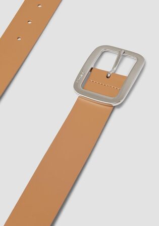 Стильний шкіряний ремінь s.Oliver з квадратною пряжкою - якісний аксесуар