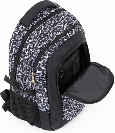 Ергономічний шкільний рюкзак Budmil 32L для хлопчиків та дівчаток, від 5 класу, водонепроникний, з 3 відділеннями та вентильованою спинкою