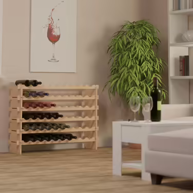 Relaxdays Expandable Wine Rack for Bottles