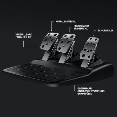 Руль Logitech G29 Driving Force та педалі з Force Feedback + навушники Logitech ASTRO A10 Gen 2 – для PS5, PS4, PC, Mac – Чорний PlayStation | PC G29 | G920