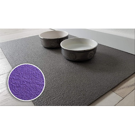Підкладка під миску SanoZoo для котів (40x60 см, фіолетова) – екологічна, Made in Germany