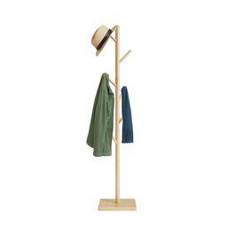 Relaxdays Bamboo Coat Rack with 8 Hooks