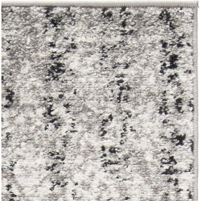 Килим SAFAVIEH Distressed для вітальні, їдальні, спальні - колекція Madison, короткий ворс, 155 x 229 см (сірий та слонова кістка, прямокутний)