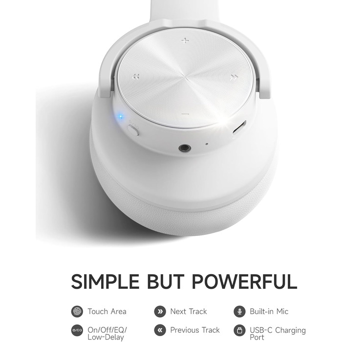 Бездротові навушники Picun B8 Bluetooth з 3 музичними режимами EQ, 120 годин роботи, глибокий бас, для телефону, ПК, офісу, подорожей