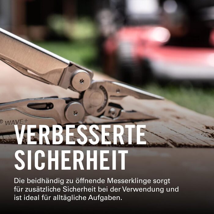 Leatherman Wave+ Мультитул - 18-в-1: Нержавіюча сталь, Клинки, Плоскогубці, Ножиці - Аксесуар для кемпінгу, Спеціальне видання (Чорний)