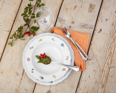 Seltmann Weiden 001.717236 12-Piece Sonate Nostalgie Tableware Set, 32.3 x 32.3 x 23.5 cm, White