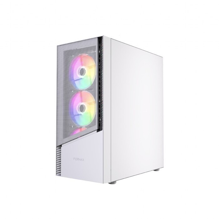Корпус Gembird Fornax 4300 ARGB Midi Tower, білий