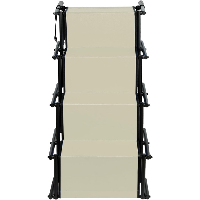 Рампа для собак Homewell - складана, до 70 кг, регульована, для малих, середніх та великих собак, легка у зберіганні (бежева)