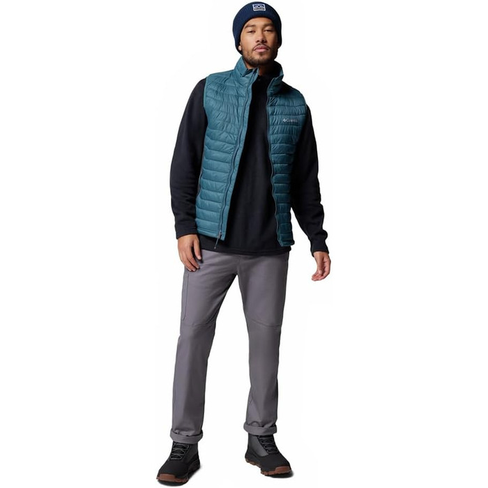 Жилет Columbia Powder Pass чоловічий пуховий XL, Everblue, Hai