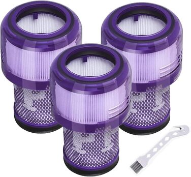 Електрична насадка для миття підлоги Dyson V12 Detect Slim / V10 Slim, з вологою тканиною та знімним баком, 6 змінних ганчірок + 1 бак (V12-3p)