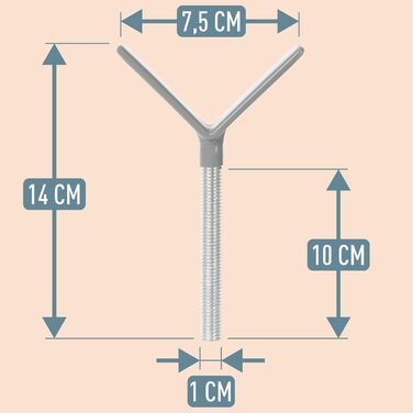 Захист для сходів IB STYLE для дітей - сітка для сходів, перешкоджає потраплянню тварин, без свердління, білий, 67-75 см (Y-адаптер (набір 2 шт))