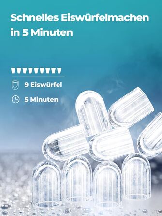 Машина для льоду FOHERE портативна, самоочисна, 14 кг/24 год, 2 розміри, компактний дизайн, керування однією кнопкою, інтелектуальні сповіщення, з лопаткою та кошиком для дому/бару/офісу/кемпінгу (чорний)