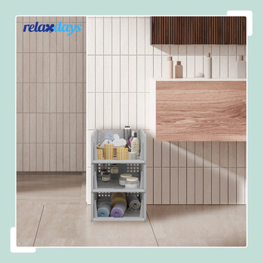 Relaxdays 3-Piece Closet Organizer Set